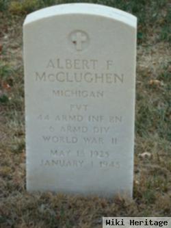 Pvt Albert F Mcclughen