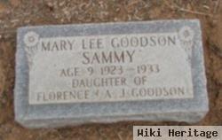 Mary Lee "sammy" Goodson