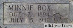 Minnie Lee Davis Box