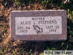 Alice L Stephens