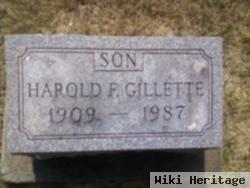 Harold F Gillette