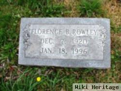 Florence Bell Pryor Rowley