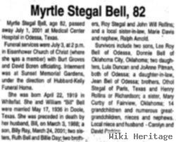 Myrtle L. Stegall Bell