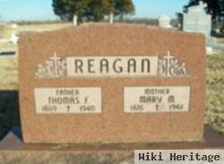 Thomas F Reagan