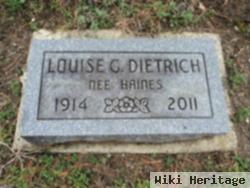 Louise G Haines Dietrich