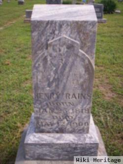 Henry Rains