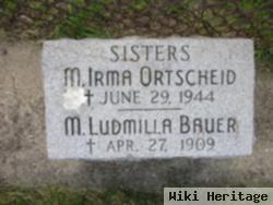 Sr M. Ludmilla Bauer