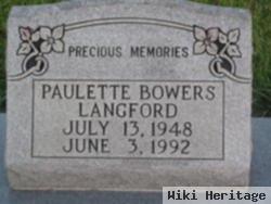 Paulette Bowers Langford