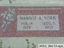 Nannie Augusta York