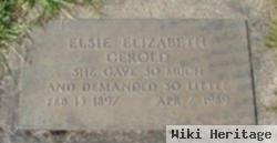 Elsie Elizabeth Gerold