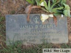 Pfc James D Tatum