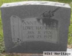 Annie Maude Lowe Hayward