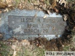 Leslie A Rumsey