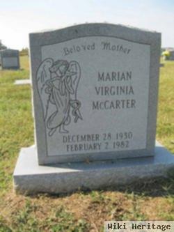 Marian Virginia Mccarter