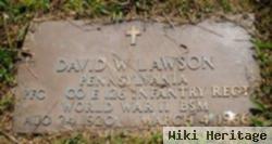 Pfc David W Lawson