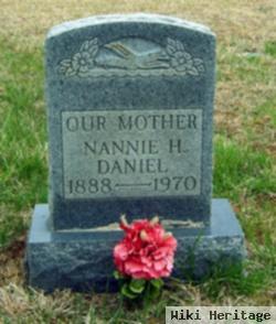 Nannie H Daniel