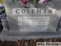 Thomas H. "roy" Coleman