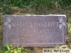 Marion I Nesbitt