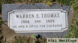 Warren E Thomas