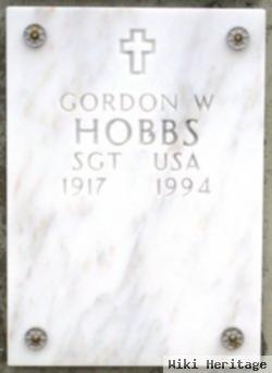 Gordon W Hobbs