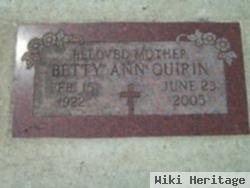 Betty Ann Fjedahl Quirin