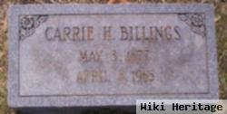 Carrie Hudson Billings