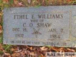 Ethel E Williams Shaw