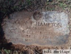 Sgt John T. Hampton