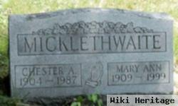 Mary Ann Micklethwaite