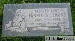 Fannie B Lemons