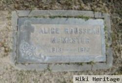 Alice Rousseau Mcmaster