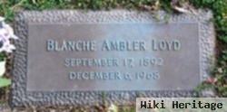 Blanche Ambler Loyd