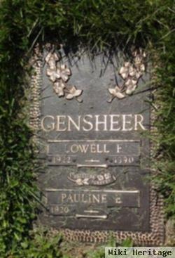 Lowell F. Gensheer