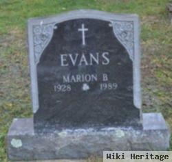 Marion B Evans