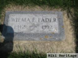 Wilma E Fader