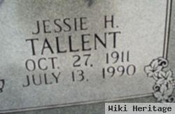 Jessie H Tallent