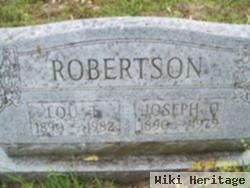 Joseph O Robertson