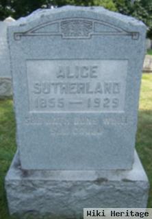 Alice Sutherland