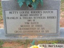 Betty Rhodes Hatch