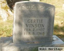 Gertie Vinson