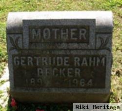 Gertrude Rahm Becker