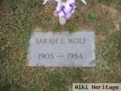 Sarah E Wolf