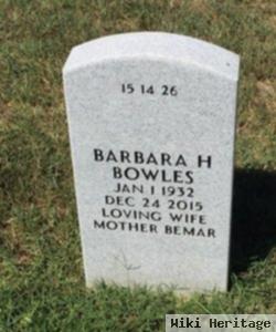 Barbara H Bowles