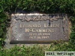 Leonard Loren Mccamment