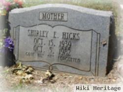 Shirley E Hicks