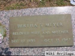 Bertha S Meyer