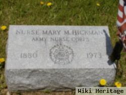 Nurse Mary M Hickman