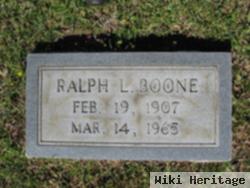 Ralph L Boone