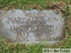 Mary Alice Rowe Hartley