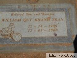 William Quy Khan Tran